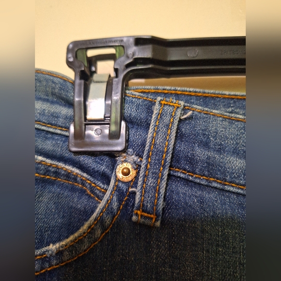 ROCK & REPUBLIC Y2K Women's medium wash low rise boot cut jeans size 28 - Picture 4 of 9